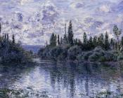 克劳德 莫奈 : Arm of the Seine near Vetheuil